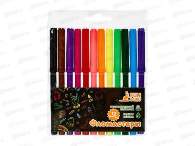 Фломастеры 12цв. &quotCool school&quot вентил. колпачек, D-608B-2945d  *12/240