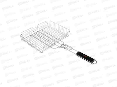 Решетка-гриль хром, 25х33х5см, GRILLOOM 104-026  г