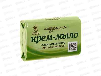 НК Натуральное крем-мыло авокадо 90г *72