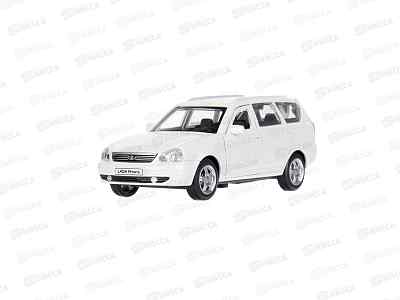 Машина &quotТЕХНОПАРК&quot металл LADA Priora, 12см, белый, PRIORAWAG-12-WH