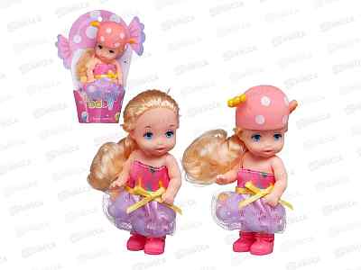 Кукла-мини Baby Ardana Вкусняшки, 11см, DH2210B/роз., 602056