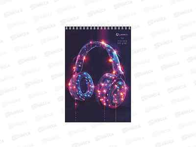 Скетчбук Lamark А5 30л Наушники ,греб. 99664 *35