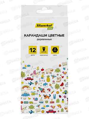 Карандаши 12цв SILWERHOF Eco  2061097*12/240