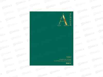 Тетрадь 48л кл. Hatber Яркая палитра Алгебра Малахит 35989 *10/100