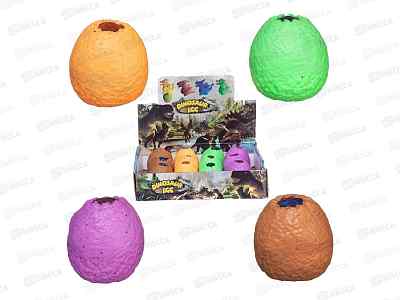 Игрушка-антистресс Мялка Яйцо динозавра, в ассорт., SL842, 601542