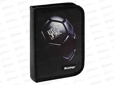 Пенал Berlingo 1отд. Goal time. 200*140*40мм 2секции  PK-EX-1217 *10