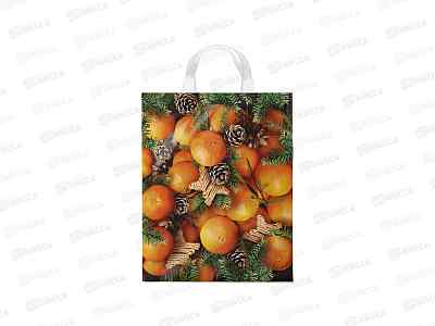 Пак. сумка НГ 28*35 Аромат зимы *25/500