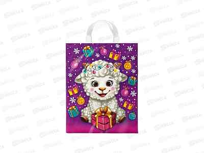 Пак. сумка НГ 28*35 Шалунишка Год козы *25/500