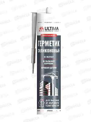 Герметик ULTIMA SN601 силиконовый нейтральный 280мл, бесцветный *12