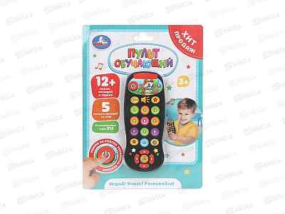 Пульт черный, 12+ песен, мелодий, звуков НТ1429-R3 &quotУмка&quot