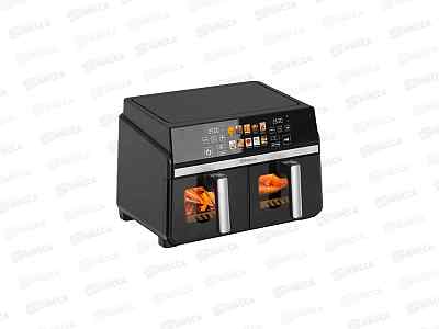Аэрогриль SA-7696BK  2 Чаши 5,0л 2 таймер