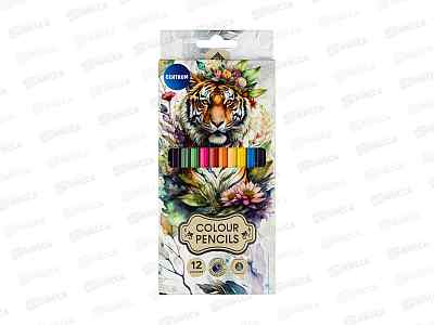 Карандаши 12цв CENTRUM Tiger 80481 *12/192