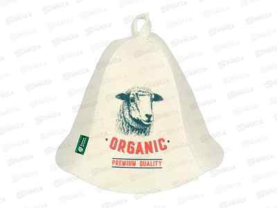 Шапка &quotOrganic premium quality&quot 41512  Банные штучки *20