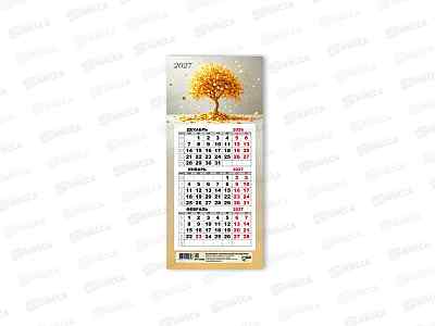 Календарь мини-трио на магните 2027 КП Денежное дерево, 9982 *100