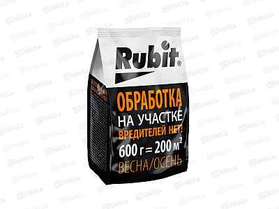 РУБИТ РОФАТОКС средство для обработки участка от почвенных вредителей 600г *20