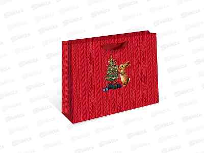 Пакет бум. подарочный стандарт плюс НГ 50*40*25 2327.235