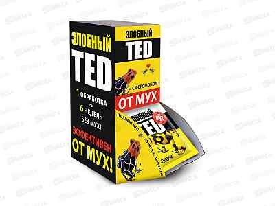 ЗЛОБНЫЙ ТЭД средство от мух гранулы 25г шоу-бокс *30/120 73085
