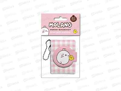 Блокнот-мини 60л АКАД 60л 7*0,6*5см Molang