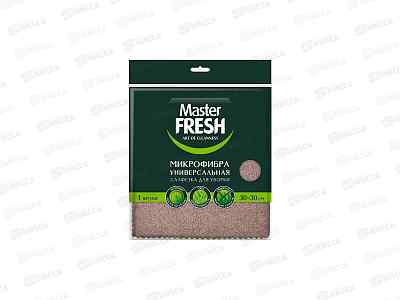 Master FRESH Салфетка д/уборки универсальная 30*30 Мокко 1ш С0008591