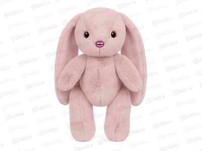 Зайка розовый, 20см МТ-250409-20 в коробке Maxitoys
