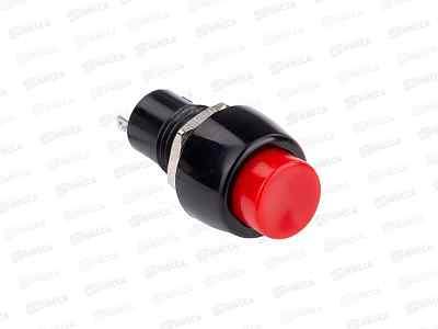 Выключатель-кнопка 250В 2А 2с ON-OFF красная SBE-06-S36fr