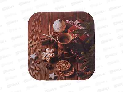 Подставка  п/горячее дерево НГ 18*18см С-97