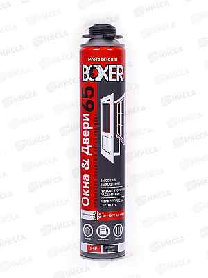 Пена монтажнаяBOXER Professional 65 всесезонная 800мл *12/816