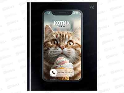 Дневник BG Котик звонит 1-11кл.,тв.обл., глянц.ламинация 62197 *38