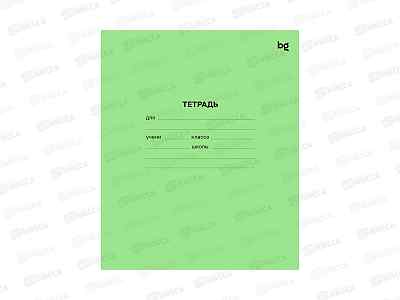 Тетрадь 12л круп.кл. BG набор 20шт 08908 *1