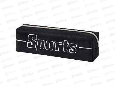 Пенал BRAUBERG 1 отд. Sport черный 19*4*6см. 270267 *10
