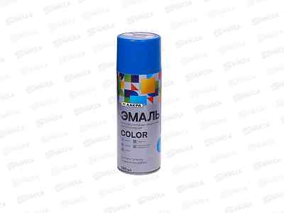 Эмаль ЛАКРА Color аэрозоль  520мл, голубой (15) *12 СРОК ДО 9.26