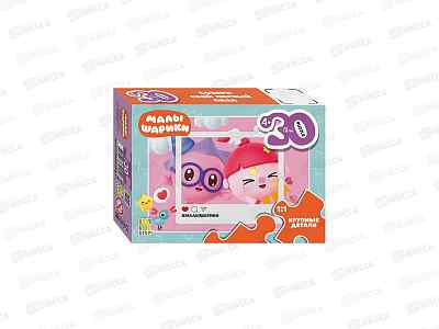 ПАЗ 30 эл. 62025 mini &quotМалышарики&quot (с крупными деталями) *12