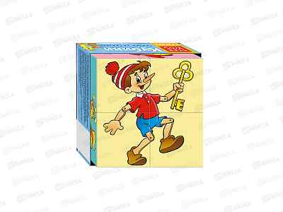Кубики 87542 4 кубика Step Kids &quotСказка за сказкой&quot  *18