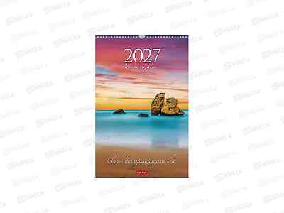 Календарь перекидной 2027 ХАТ Рассветы и закаты на греб. 30*45см 31514 *25