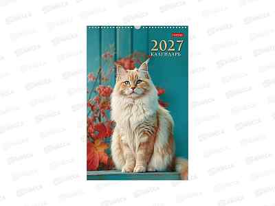 Календарь перекидной 2027 ХАТ Великолепные кошки на греб. 30*45см  36714 *25
