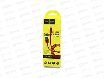 Кабель HOCO X26 USB кабель - micro 1м 2А красный, HC-80237