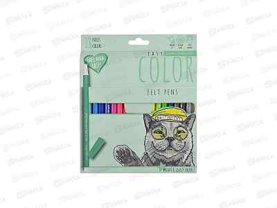 Фломастеры 18цв. Easycolor Кот Британец, 32-0061 *24