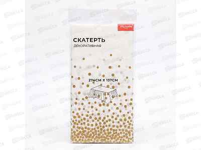 Скатерть СИТИ ХОУМ одноразовая 274*137см (Г15) SPRD