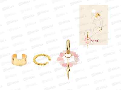 Серьги СИТИ ХОУМ набор 3шт AWES0004 (PinkMe)