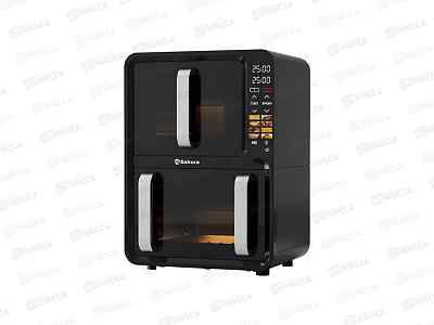 Аэрогриль SA-7697BK 2 Чаши 5,0+7,0л 2 таймер