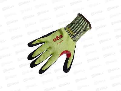 Перчатки нейлоновые (всп. нитрил) Ego GM-1007N-10, р.10*12/240