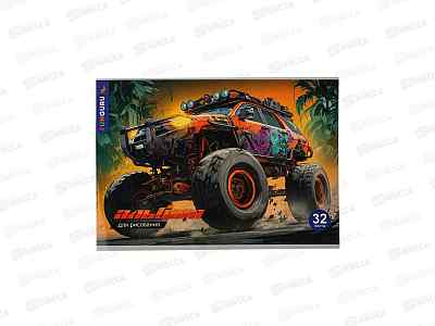 Альбом для рисования 32л Funguru &quot Bidfool&quot, D-608B-4104-8 *12/72