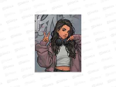 Тетрадь 48л клетка Funguru &quotCool girl&quot D-608B-4101-7 *12/240