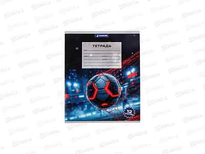 Тетрадь 12л клетка Funguru &quotBoy's world. Football&quot, D-608B-822  *25