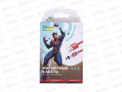 Дата-кабель Smart USB 2.4A Lightning 8-pin More choice K61Si Red *34