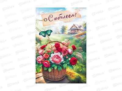 Открытка ГК С Юбилеем!, 046.112  *10