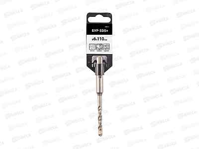 Бур по бетону 6 х 110мм SDS-plus VIRA, 580611 *10/500