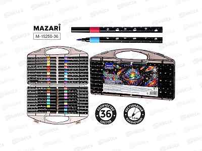 Маркеры MAZARI Берто акриловые 36цв. с блестками M-15250-36 *12