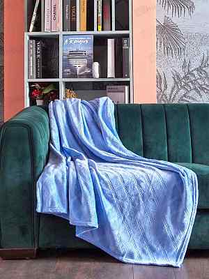 Плед Texrepublic 150*200 TF FNEL LTBL1 033 с-Клетка NC