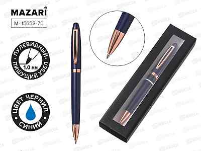 Ручка мех. MAZARI GlOSSY B синяя 1мм  M-15652-70 *12